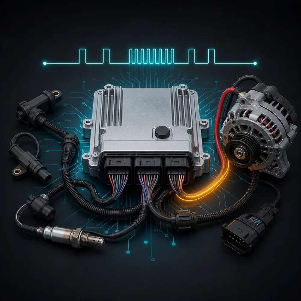 Computer and Electrical Codes diagnostic illustration