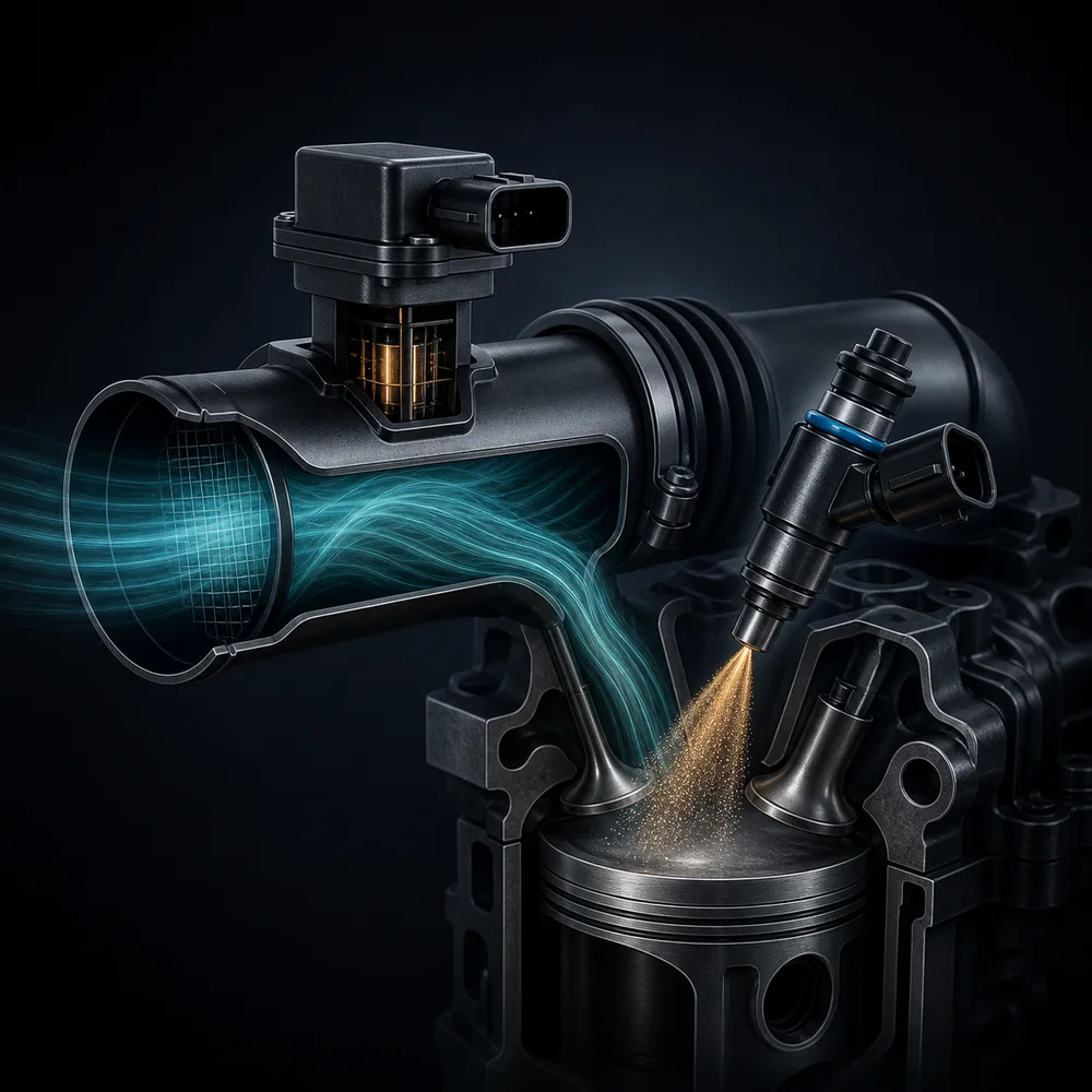 Fuel, Air and Sensor Codes diagnostic illustration
