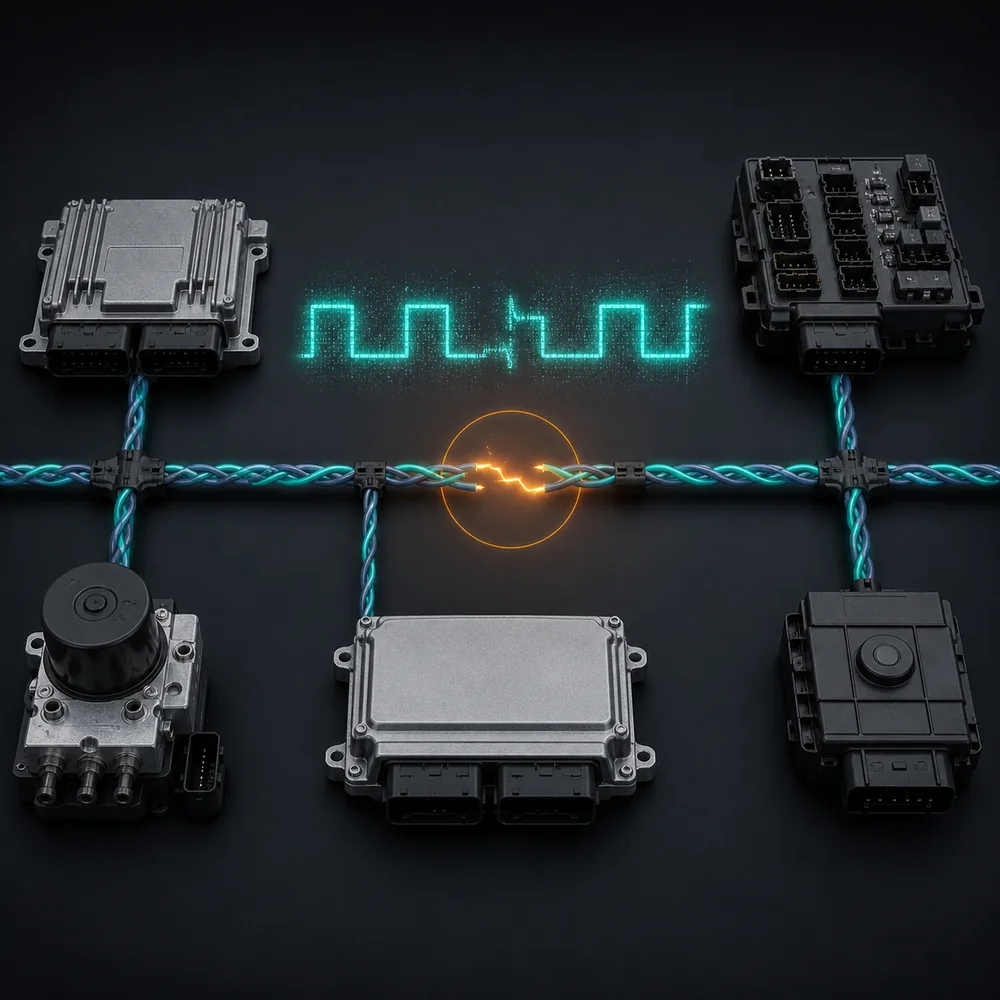 Network and Communication Codes diagnostic illustration